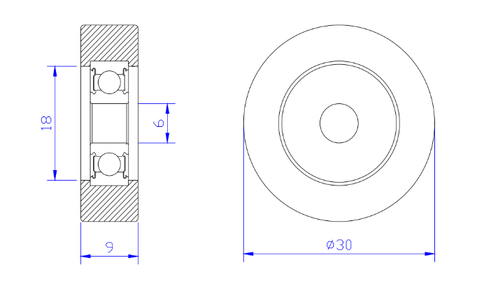 BS62630-9 6x30x9mm wheel sliding door nylon roller bearings.jpg