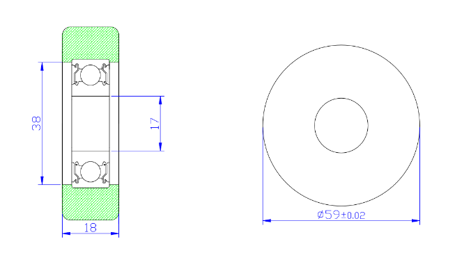 BS620359-18 17x59x18mm shower cabin roller roller track conveyor.jpg