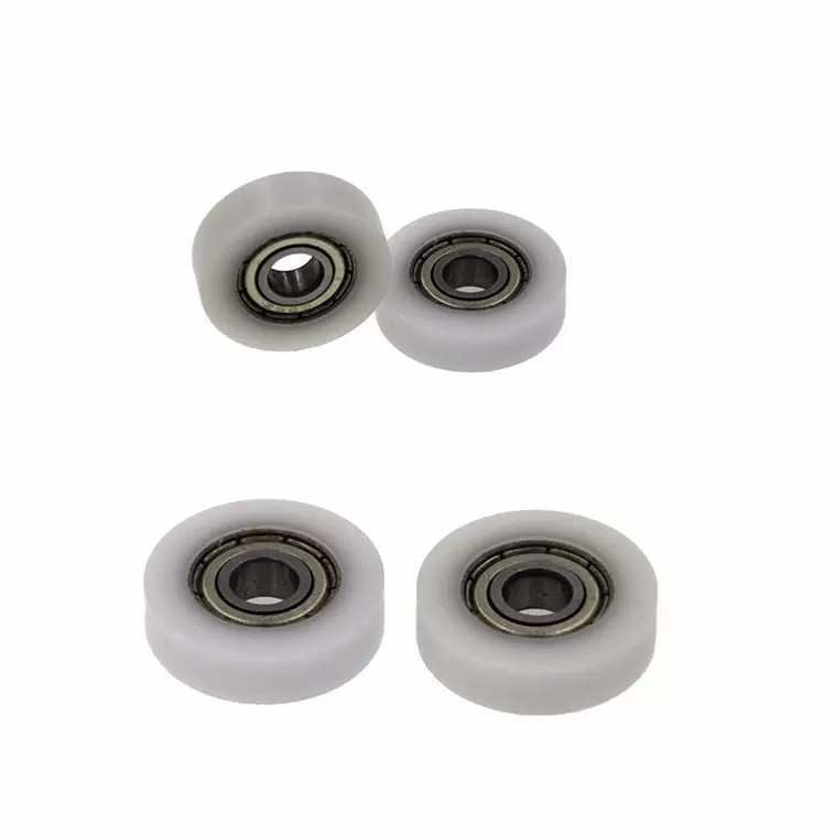 BS60622-6 6x22x6mm POM Nylon PA Plastic Wheels with Bearings for Construction Use