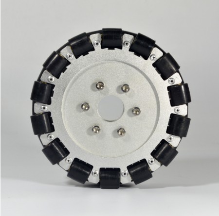 152mm 6 inch Double Aluminium Omni Wheel basic 14085 Without Bearing Rollers.jpg