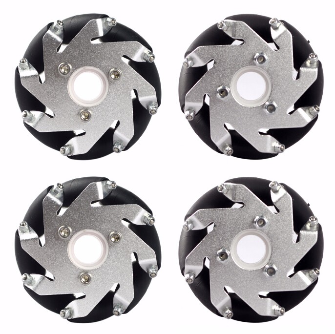 60mm Aluminum LEGO Compatible Mecanum wheels set( 2 Left, 2 Right) Basic 14159.jpg