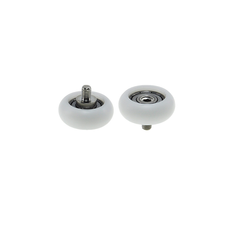 BSR60832-12C1L8M6 Vibration-Reducing Plastic Bearing with Rubber Coating and External Thread for Smooth Operation.jpg