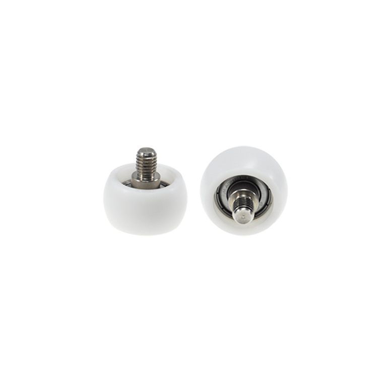 BSR60832-18C1L10M8 Customizable Plastic Bearing with Rubber Coating and External Thread for Unique Applications.jpg