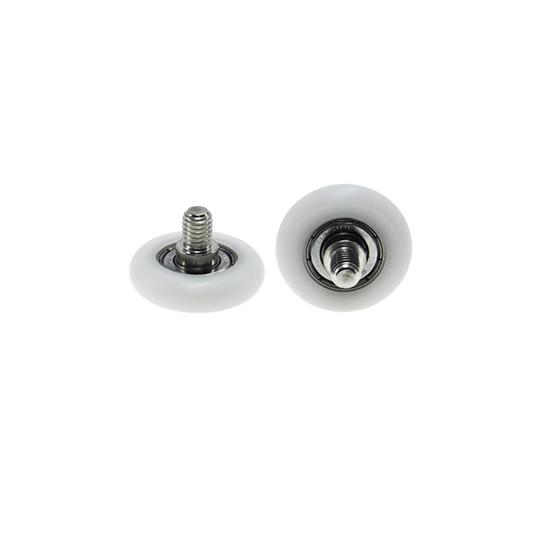 BSR60835-8C3L10M8 Interchangeable Plastic Bearing with Rubber Coating and External Thread for Modular Systems.jpg