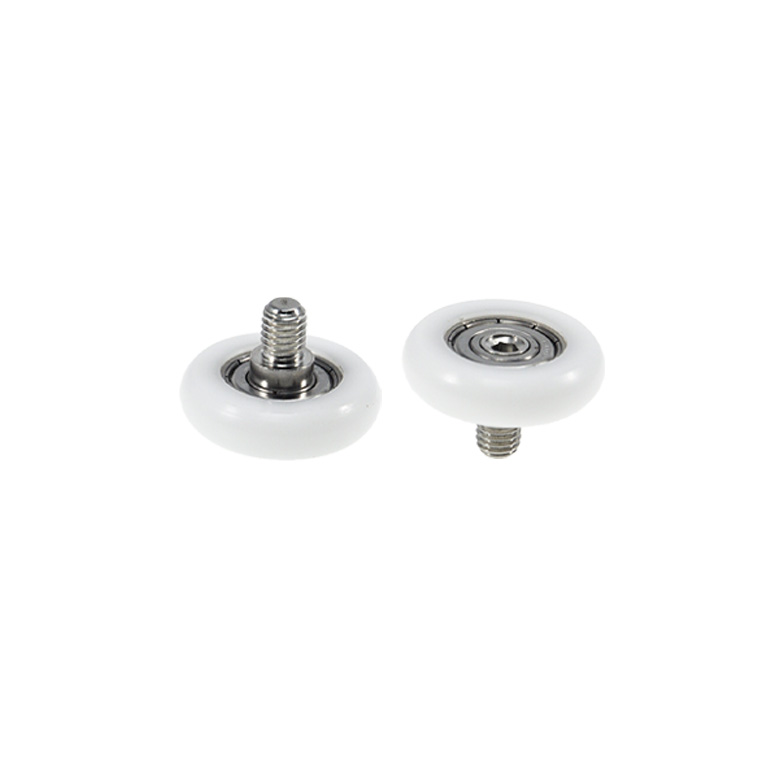 BSR60835-9C1L8M6 Silent Running Rubber-Coated Plastic Bearing with External Thread for Quiet Machinery.jpg