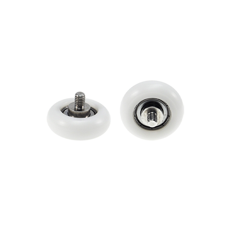 BSR60835-12C1L8M6 Durable POM Plastic Roller Bearing with Screw for Industrial Machinery.jpg