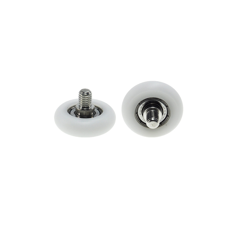 BSR60836-10C2L10M8 Corrosion-Resistant NYLON Roller Bearing with Screw for Harsh Environments.jpg