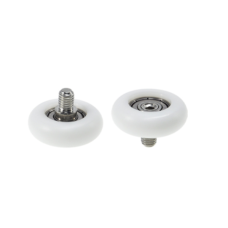 BSR60837-13C1L10M8 Adjustable PA66 Plastic Roller Bearing with Screw for Conveyor Systems.jpg