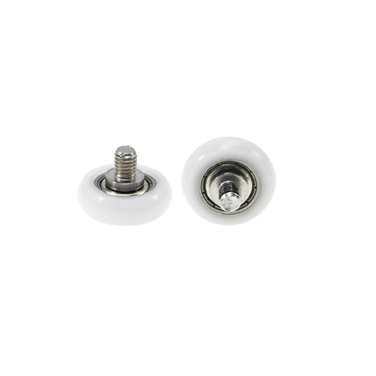 BSR62520-6C1L6M4 M4x20x6mm Silent Running POK Plastic Roller Bearing with Screw for Quiet Machinery.jpg