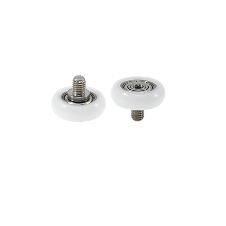 BSR62520-6C1L6M5 M5x20x6mm Non-Marking NYLON Roller Bearing with Screw for Sensitive Surfaces.jpg