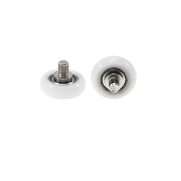 BSR62520-6C1L6M5 M5x20x6mm Non-Marking NYLON Roller Bearing with Screw for Sensitive Surfaces.jpg