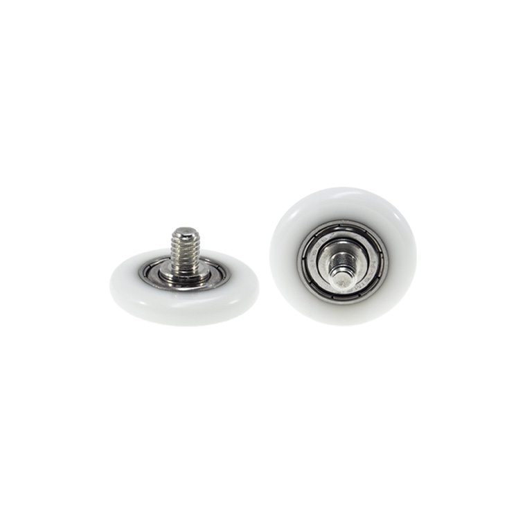 BSR62630-6C1L8M6 M6x30x6mm M6 thread round plastic pulley roller drawer refrigerator printer bearing wheel.jpg