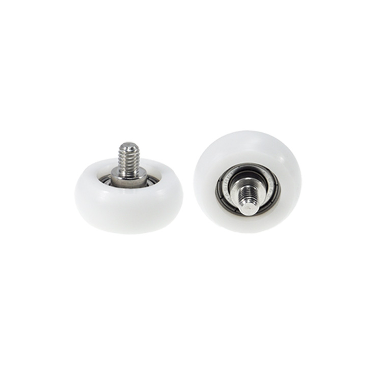BSR62630-12C1L8M6 M6x30x12mm Plastic coated bearing pulley for outer spherical spiral door roller.jpg