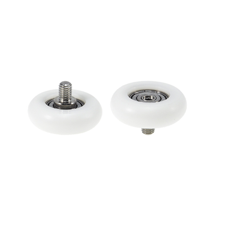 BSR62633-10C1L8M6 M6x33x10mm Window drawer 626 bearing coated plastic pulley M6 spiral pulley vending machine roller track pulley Pom bearing.jpg