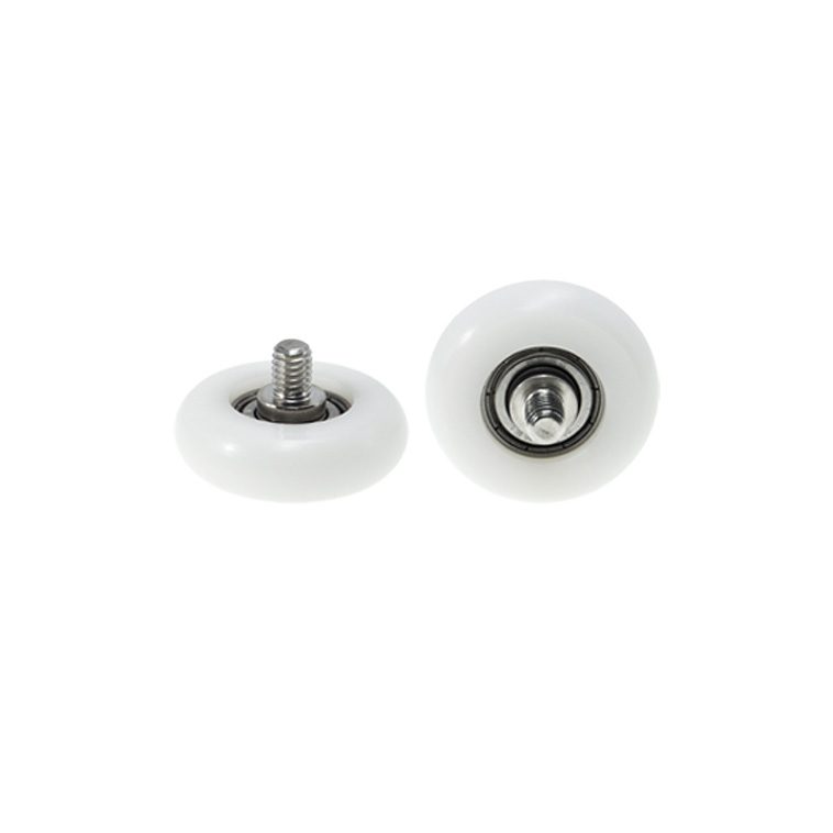 BSR62635-10C1L8M6 M6x35x10mm 626 bearing coated plastic pulley M6 spiral window drawer vending machine roller track Pom bearing window drawer pulley.jpg