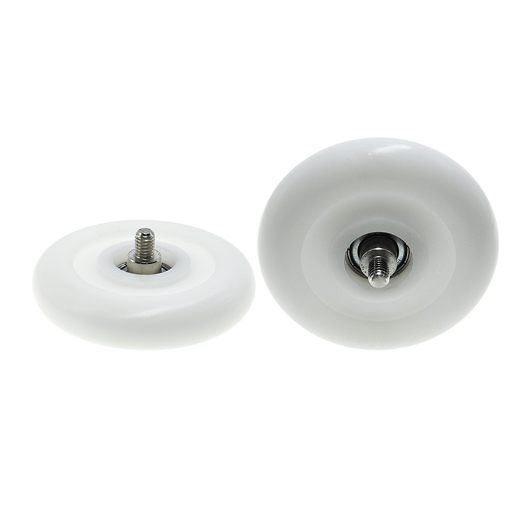 BSR62665-15C1L8M6 M6x65x15mm M6 spiral window drawer vending machine roller track Pom bearing window drawer pulley.jpg