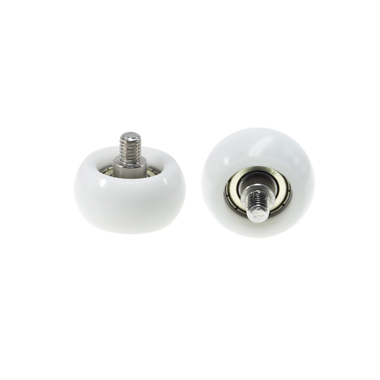 BSR63840-20C1L10M8 M8x40x20mm Screw M8 Plastic Roller Bearing Pom Furniture Nylon Pulley Roller.jpg