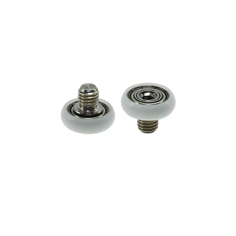 BSR68820-6C1L8M8 M8x20x6mm Automatic door roller plastic roller with screws.jpg