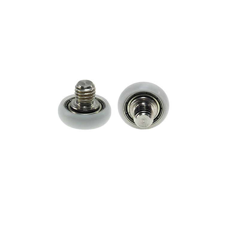 BSR68820-6C1L8M8 M8x20x6mm Automatic door roller plastic roller with screws.jpg