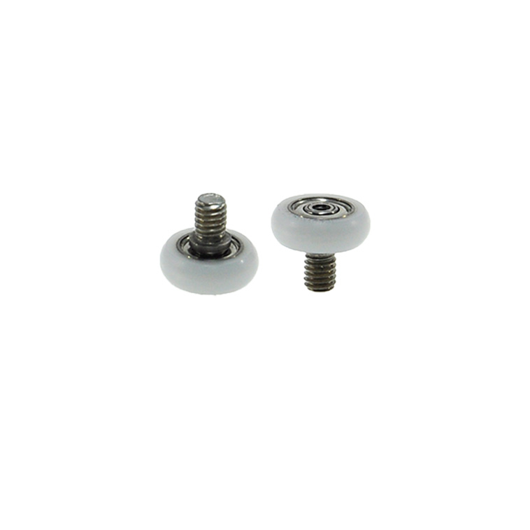 BSR69312-4C1L5M4 M4x12x4mm Nylon polyformaldehyde plastic drawer roller bearing sliding wardrobe furniture door.jpg