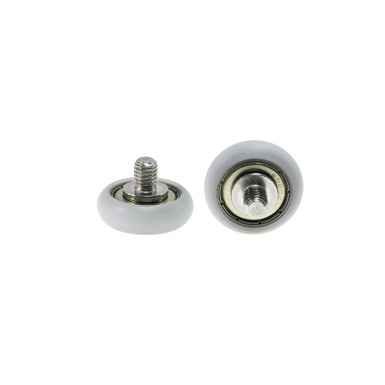 BSR600032-10C1L10M8 M8x32x10mm Industrial design POM nylon plastic coated roller bearings for pulley production lines.jpg