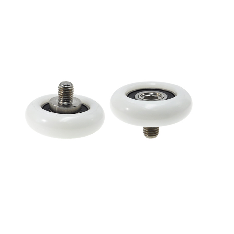 BSR600450-12C5L12M10 M10x50x12mm POM plastic roller bearing pulley automatic door pulley roller.jpg
