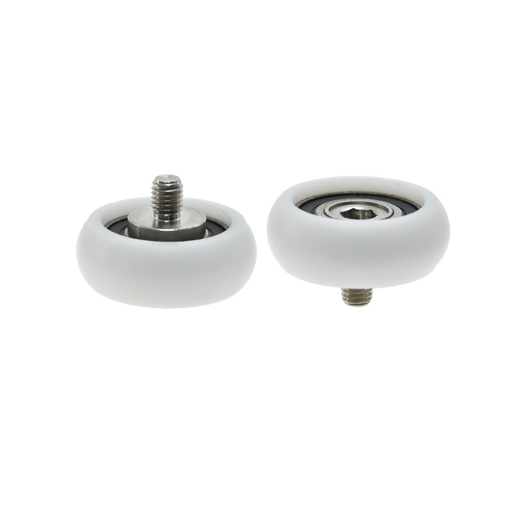 BSR600456-20C1L12M10 M10x56x20mm Cabinet door nylon pulley roller with ball bearing sliding window sliding roller.jpg