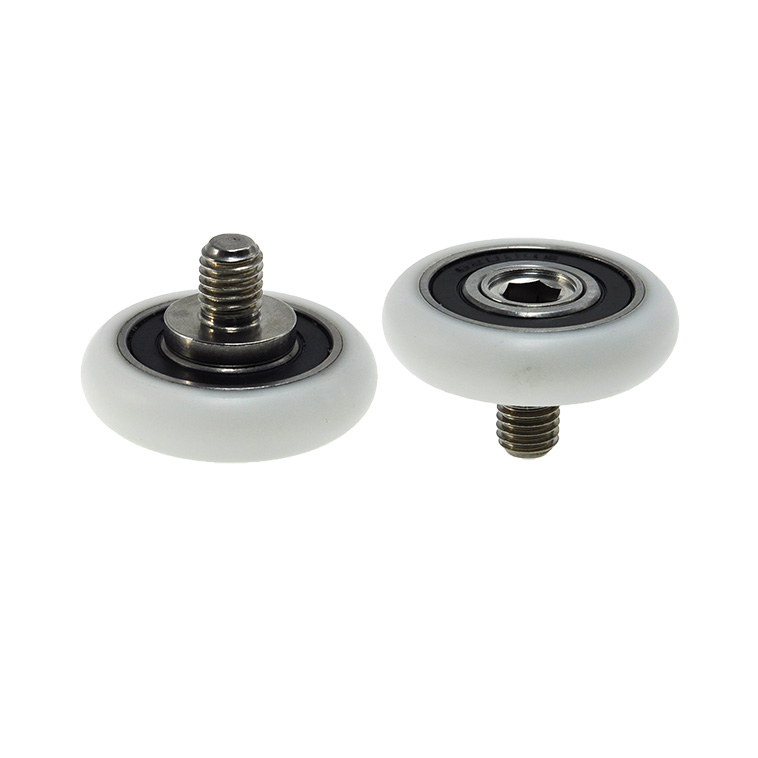 BSR620245-11C4L12M10 M10x45x11mm POM nylon plastic roller bearing pulley roller for door filling, washing and sealing production.jpg BSR620245-11C4L12M10 M10x45x11mm POM nylon plastic roller bearing pulley roller for door filling, washing and sealing production.jpg