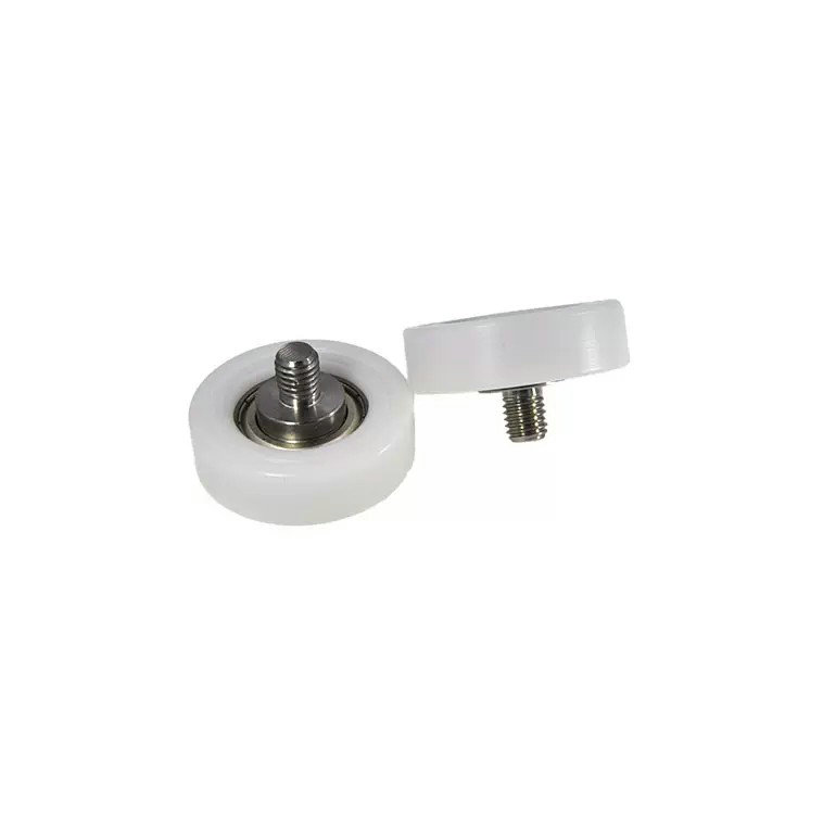 BS600250-15C2L12M10 M10x50x15mm Heavy Duty Sliding Shower Door Track Roller Wheels Plastic Pom Nylon Bearing Rubber PU Wheel Polyurethane Roller.jpg