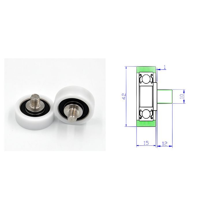 BS620242-15C2L12M10 M10x42x15mm Plastic POM Nylon Pulley Bearing 6202RS For Shower Runner Guide Sliding Window Door Track Roller.jpg