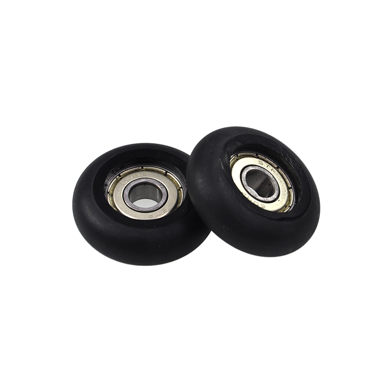 PU060837-12 8x37x12mm rubber roller with bearing bearing pulley wheel.jpg