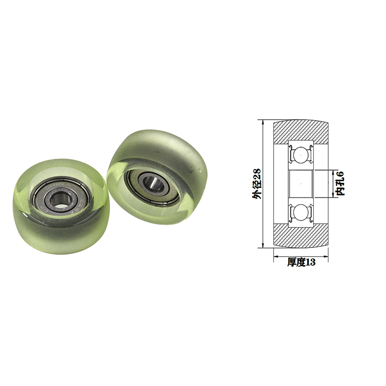 PU62628-13 6x28x13mm cheap roller wheel transfer wheel roller.jpg