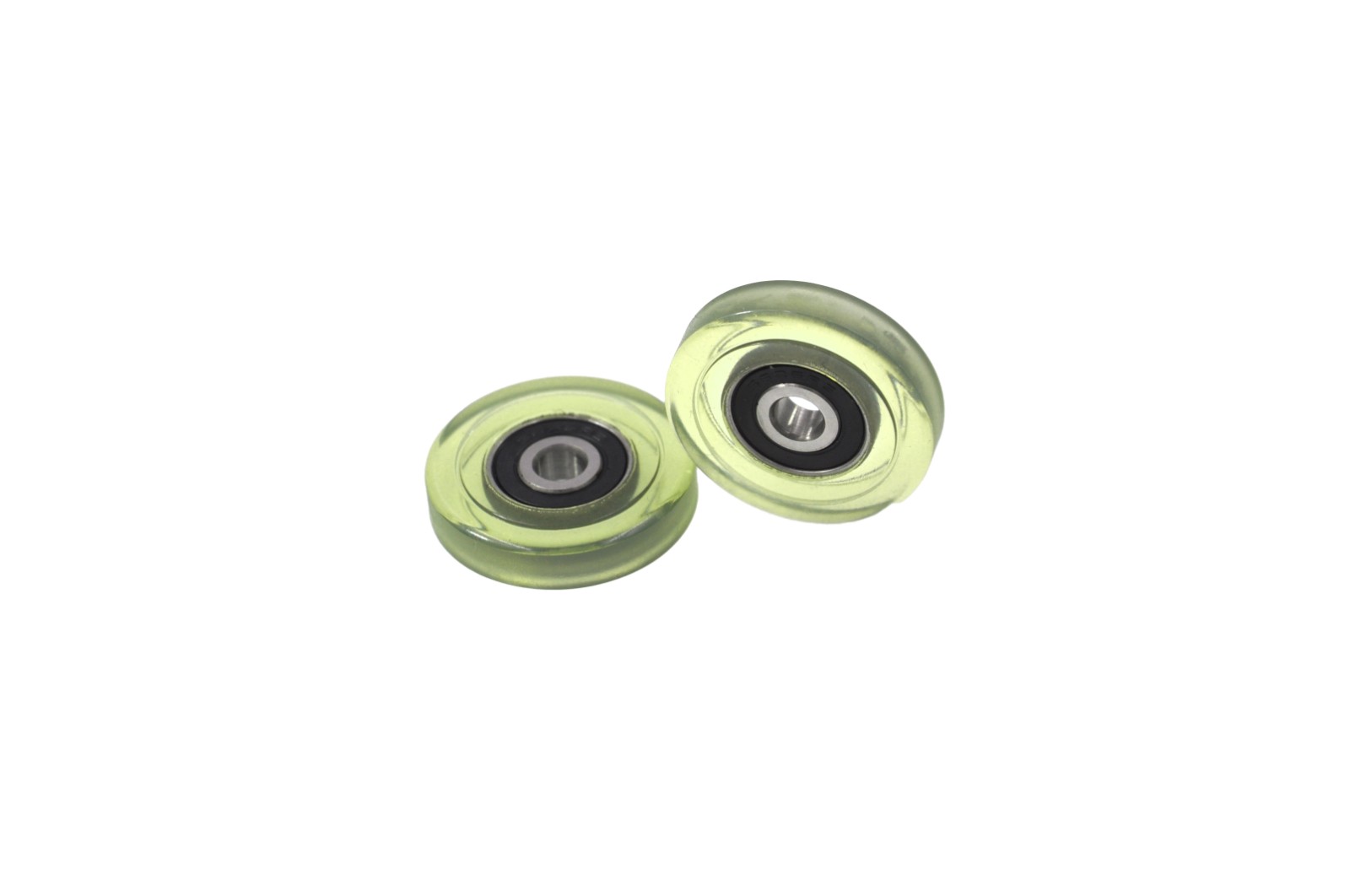 PU62633-7 6x33x7mm 33mm h grove pulley with bearings Rubber-coated bearing.jpg