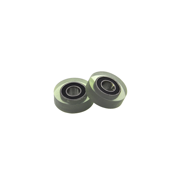 PU68516-5 5x16x5mm Manufacturer Custom PU Coated Bearings Rubber Rollers.jpg