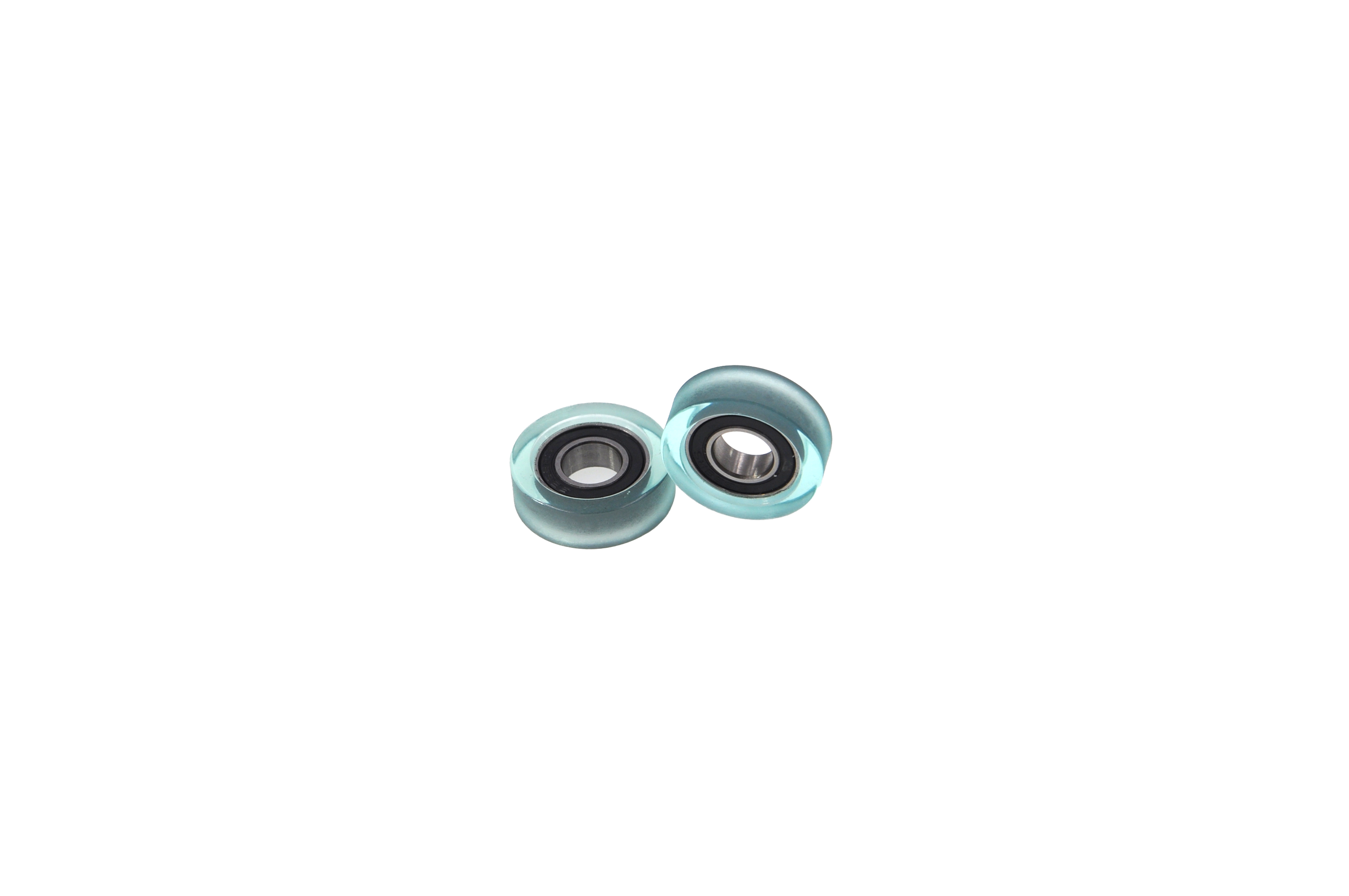 PU68822-7 8x22x7mm rubber coated pu polyurethane small pulley wheel with bearing.jpg