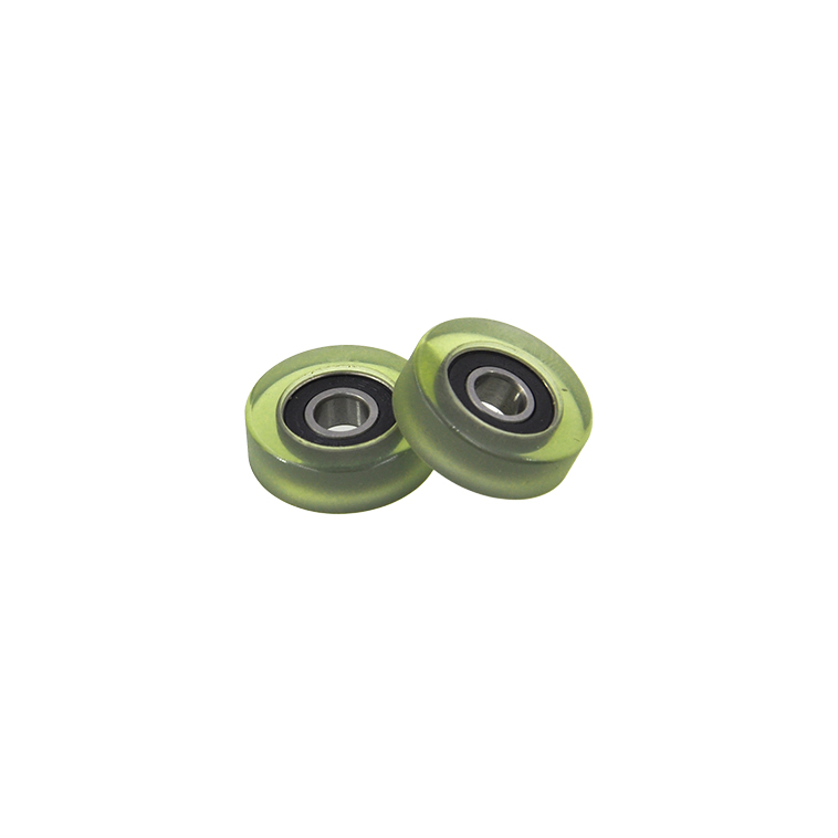 PU69622-7 6x22x7mm Polyurethane tread wheel rubber roller Nylon Plastic Bearing Rollers.jpg