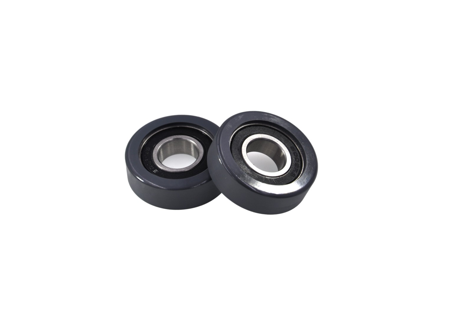 PU600240-12 15x40x12mm pu roller malaysia polyurethane wheels with bearings rubber coating rollers.jpg