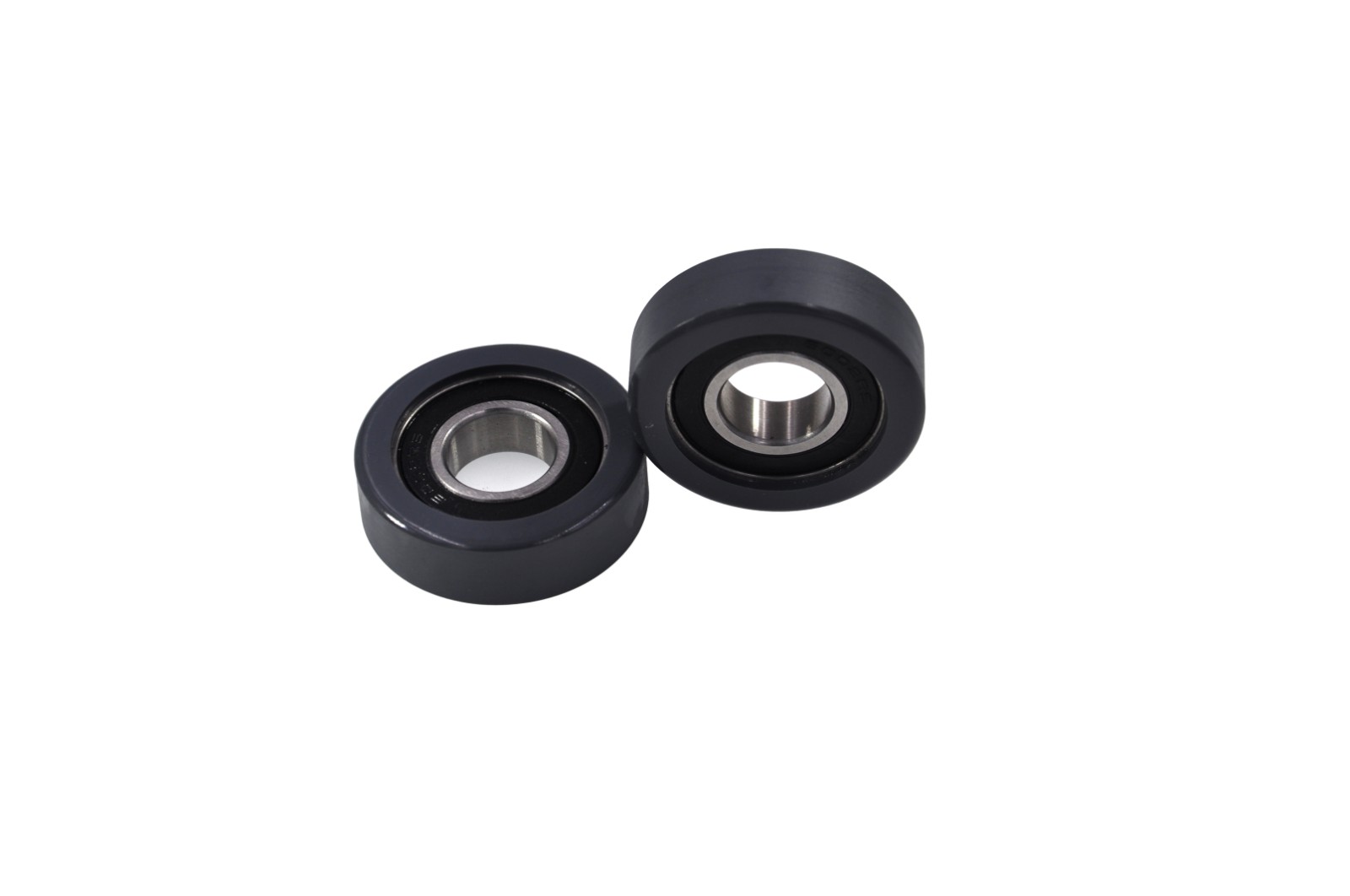 PU600240-12 15x40x12mm pu roller malaysia polyurethane wheels with bearings rubber coating rollers.jpg