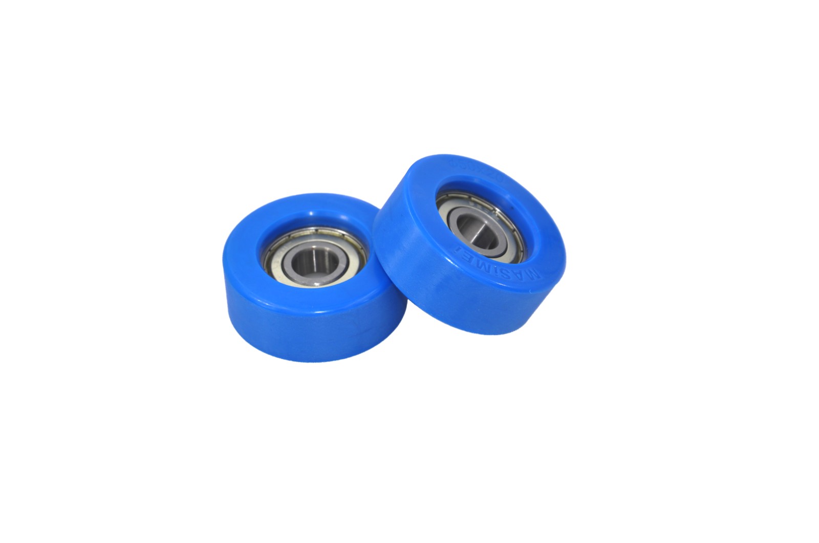 PU620150-20 12x50x20mm Polyurethane Plastic Pulley Wheel with Bearing for Sliding Shower Door pu roller wheels.jpg