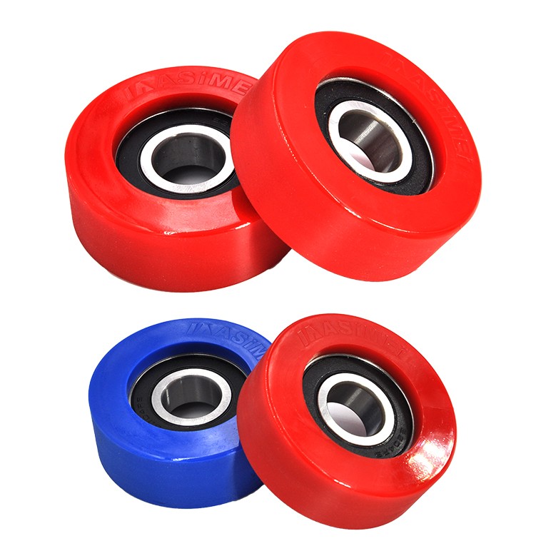 PU620470-25 20x70x25mm polyurethane roller coaster wheels polyurethane inflatable wheels polyurethane wheel coated rubber.jpg