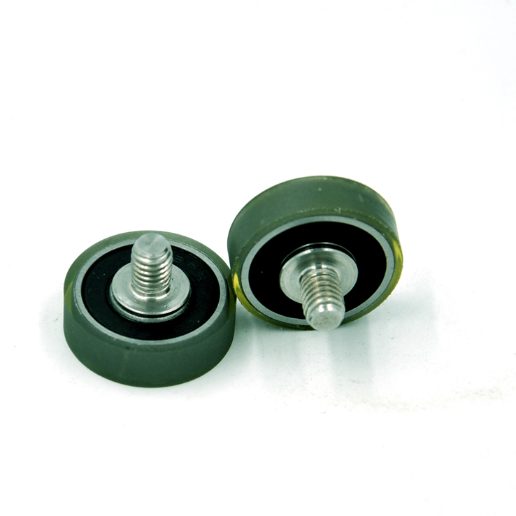 PU60824-7C1L8M6 M6x24x7mm Polyurethane PU Coated Ball Bearings 608 For Sliding Door.jpg