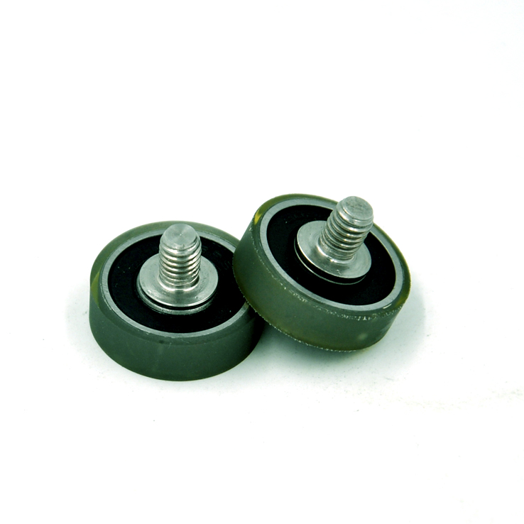 PU60824-7C1L8M6 M6x24x7mm Polyurethane PU Coated Ball Bearings 608 For Sliding Door.jpg