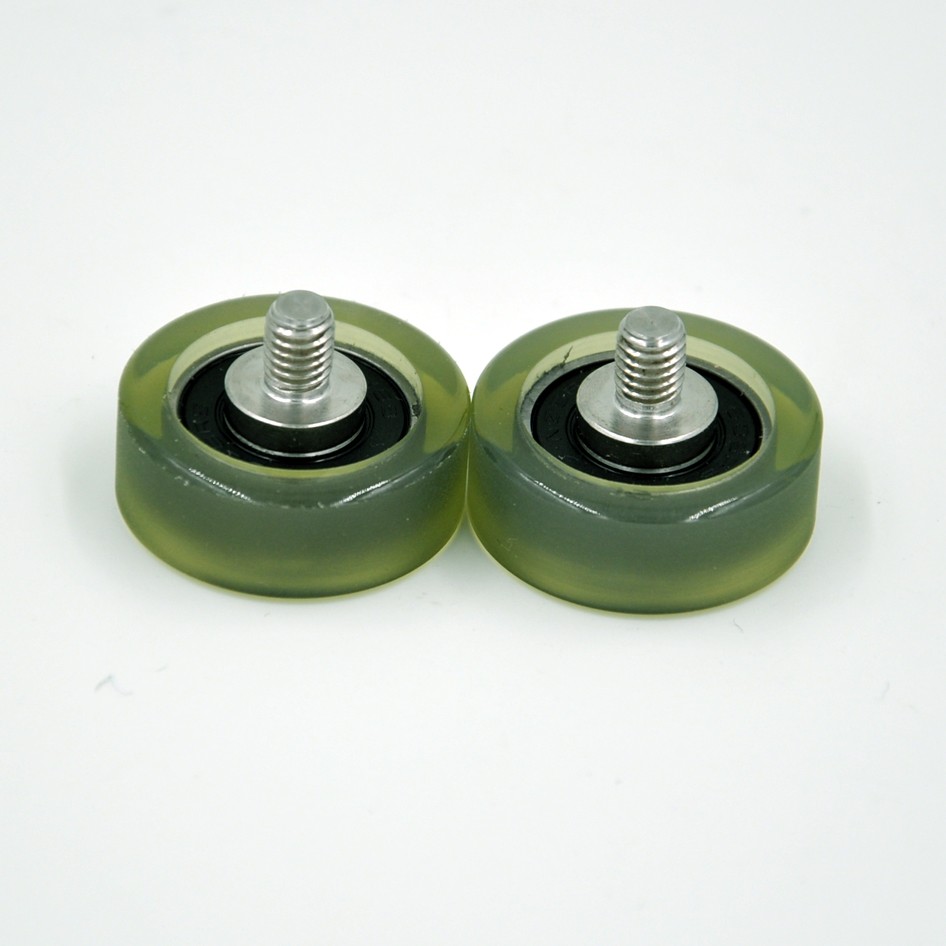 PU60830-11C1L8M6 M6x30x11mm Polyurethane crash wheel polyurethane wheels.jpg