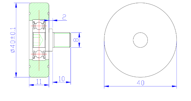 PU60840-11C2L10M8 M8x40x11mm Screw PU Bearing Polyurethane Pulley-Wrapped Rubber Bearing Roller.png