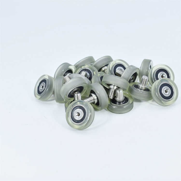 PU62522-7C2L8M6 M6x22x7mm wheel plastic pulley sliding door roller PU Wheel With Screw M6.jpg