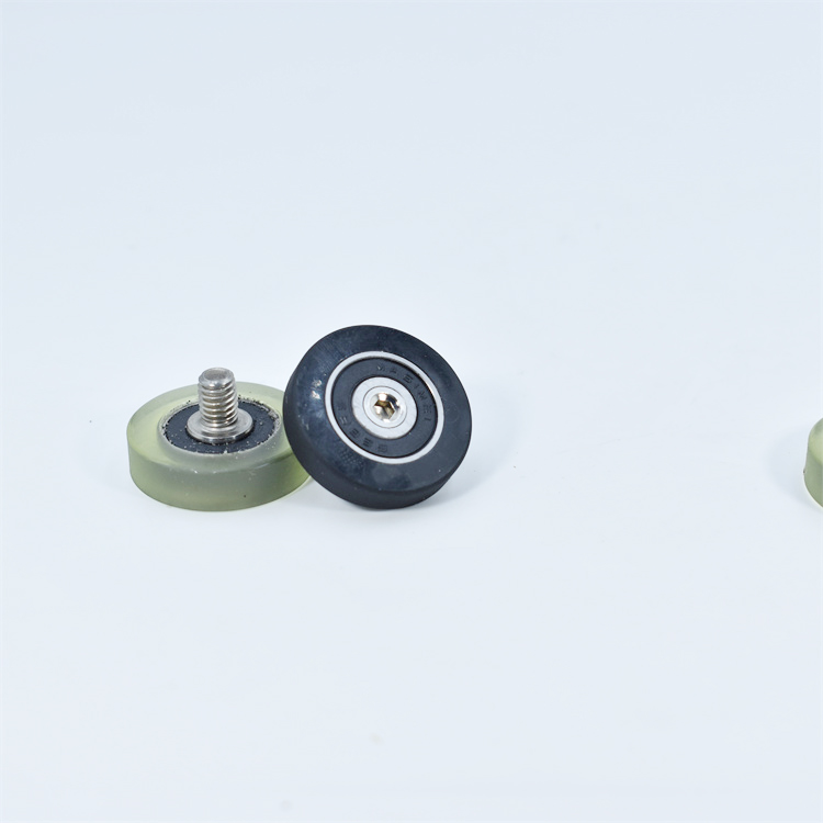 PU62628-6C1L8M6 M6x28x6mm Screw M6 Polyurethanen Roller Bearings Pu Pulley Roller Wheel For Electrical equipment.jpg