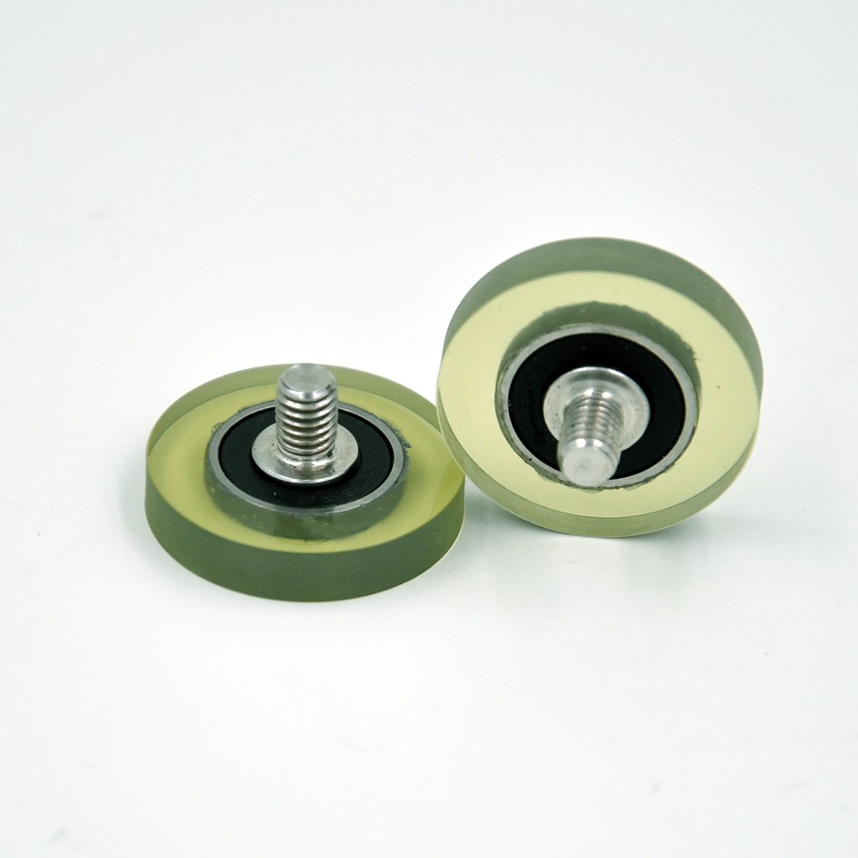 PU62630-6C1L8M6 M6x30x6mm PU Sliding Door Roller Bearings Wheels PU Pulley Wheels With Screw.jpg