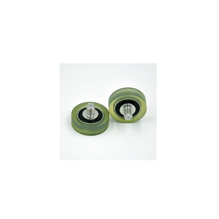 PU600034-11C1L10M8 M8x34x11mm Screw M8 polyurethane Roller Bearings PU Pulley Roller Wheel For Sliding Door.jpg