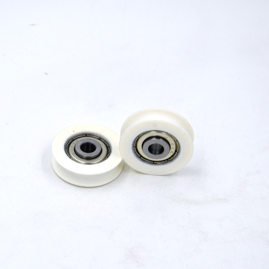 U Groove Pulley Bearing 608 BSU60832-8.7 8x32x8.7mm ID 8MM OD 32MM Thickness 8.7MM U Groove Roller Bearing Window Door