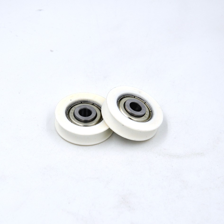 U Groove Pulley Bearing 608 BSU60832-8.7 8x32x8.7mm ID 8MM OD 32MM Thickness 8.7MM U Groove Roller Bearing Window Door